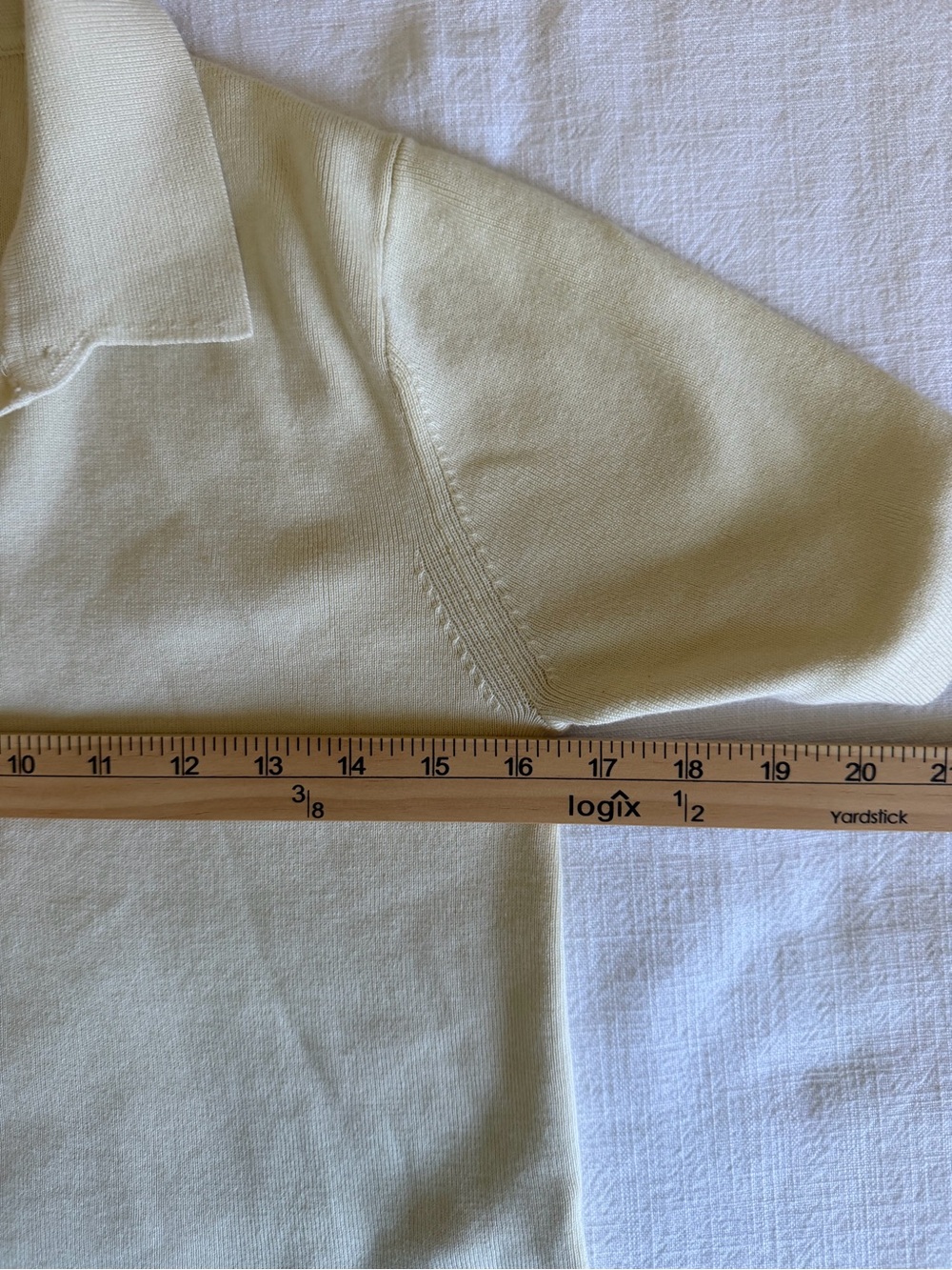 Uniqlo P Yellow Polo-Knit Short Sleeve Top - Picture 8 of 9